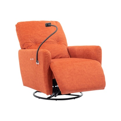 Roomfitters Fauteuil inclinable électrique pivotant à 270 degrés pour home cinéma Canapé inclinable simple à bascule