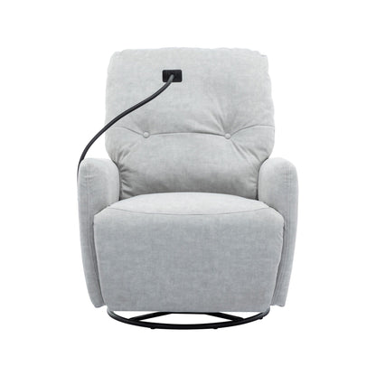 Roomfitters Fauteuil inclinable électrique pivotant à 270 degrés pour home cinéma Canapé inclinable simple à bascule