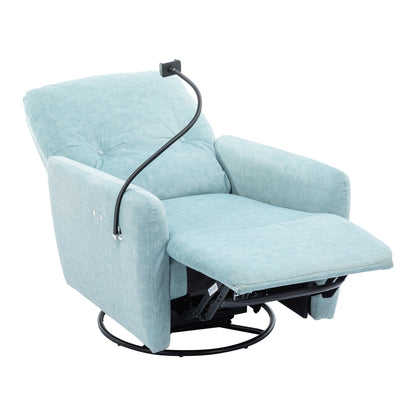 Roomfitters Fauteuil inclinable électrique pivotant à 270 degrés pour home cinéma Canapé inclinable simple à bascule