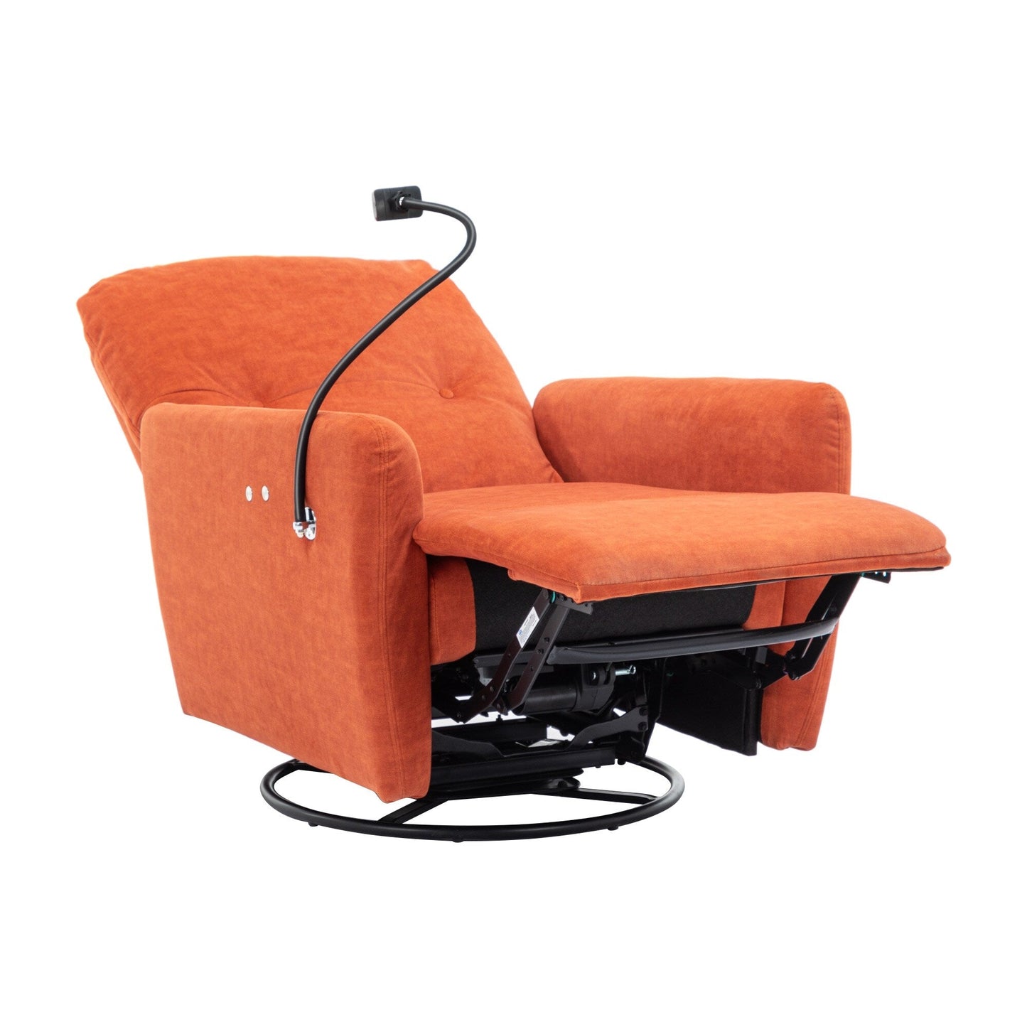 Roomfitters Fauteuil inclinable électrique pivotant à 270 degrés pour home cinéma Canapé inclinable simple à bascule