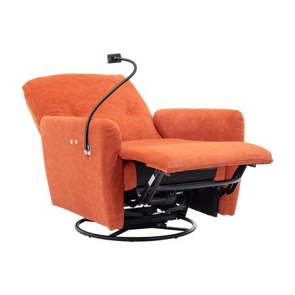 Roomfitters Fauteuil inclinable électrique pivotant à 270 degrés pour home cinéma Canapé inclinable simple à bascule