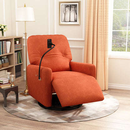 Roomfitters Fauteuil inclinable électrique pivotant à 270 degrés pour home cinéma Canapé inclinable simple à bascule