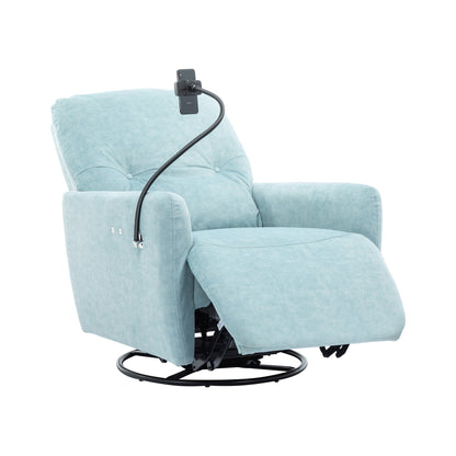 Roomfitters Fauteuil inclinable électrique pivotant à 270 degrés pour home cinéma Canapé inclinable simple à bascule