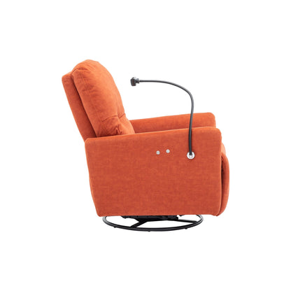 Roomfitters Fauteuil inclinable électrique pivotant à 270 degrés pour home cinéma Canapé inclinable simple à bascule