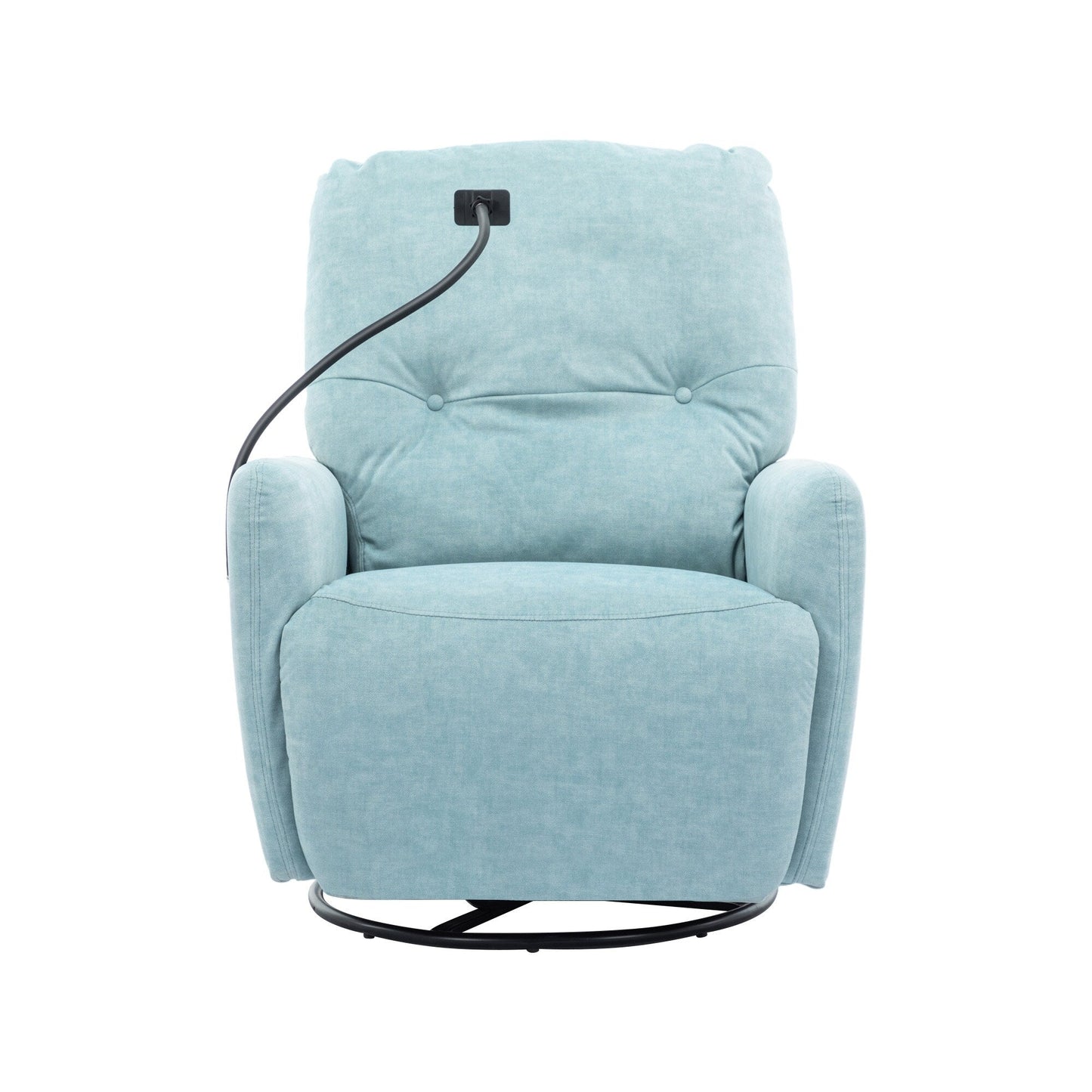 Roomfitters Fauteuil inclinable électrique pivotant à 270 degrés pour home cinéma Canapé inclinable simple à bascule