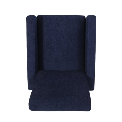 Fauteuil inclinable manuel en bois de 27 pouces de large, fauteuil de salon confortable pour le salon