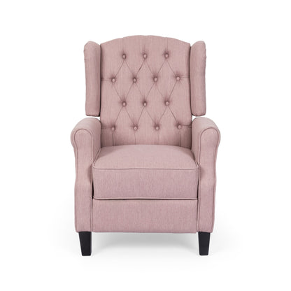 Fauteuil inclinable manuel large Roomfitters 28 pouces, élégant fauteuil inclinable pour salon, chambre, rose