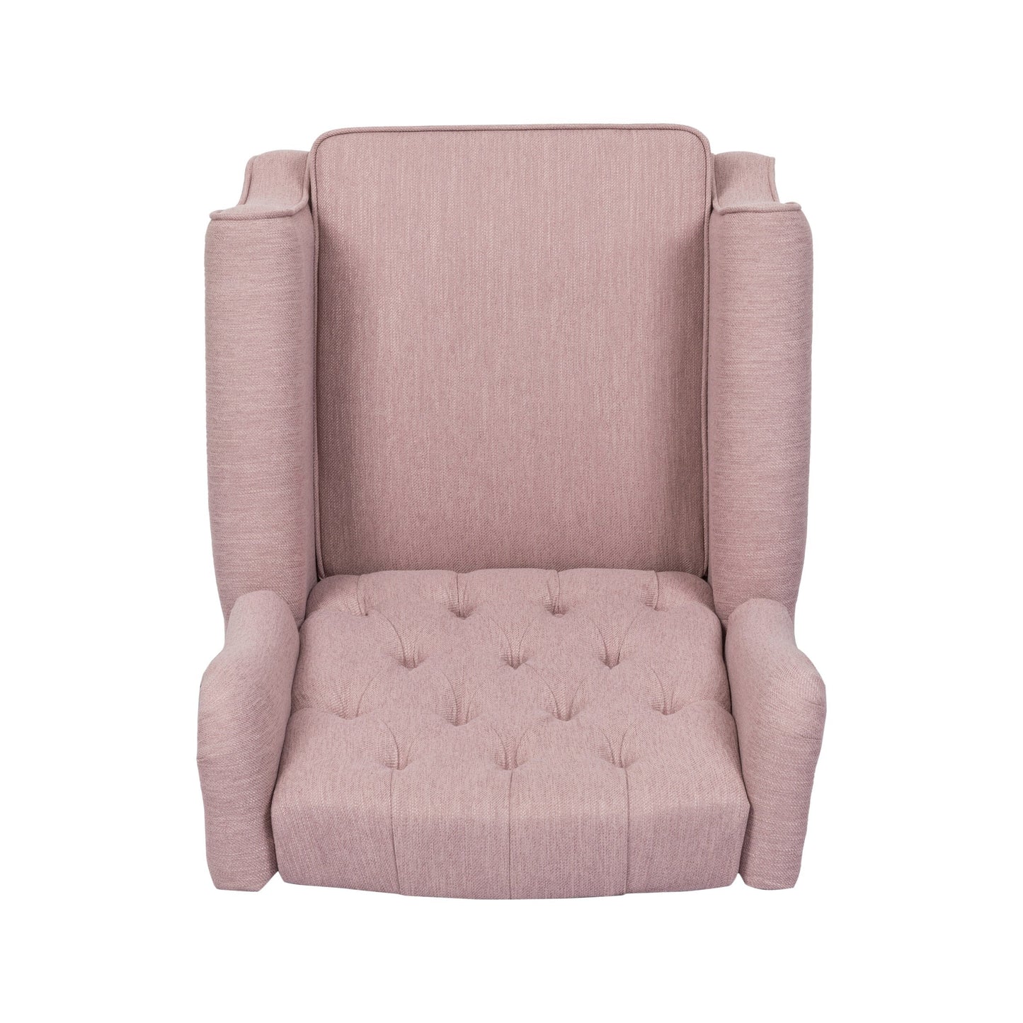 Fauteuil inclinable manuel large Roomfitters 28 pouces, élégant fauteuil inclinable pour salon, chambre, rose