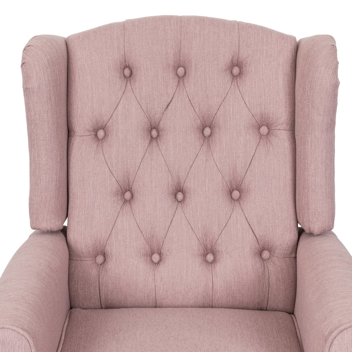 Fauteuil inclinable manuel large Roomfitters 28 pouces, élégant fauteuil inclinable pour salon, chambre, rose