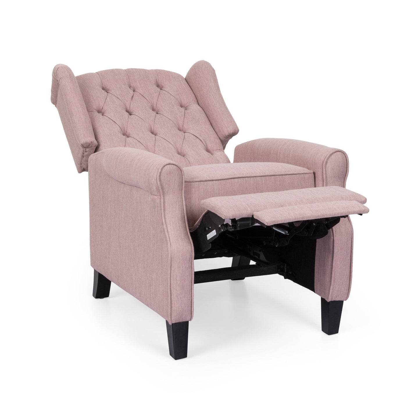 Fauteuil inclinable manuel large Roomfitters 28 pouces, élégant fauteuil inclinable pour salon, chambre, rose