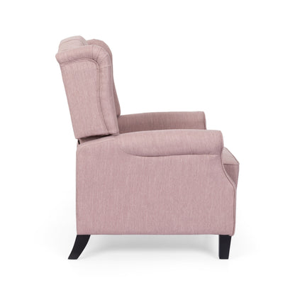 Fauteuil inclinable manuel large Roomfitters 28 pouces, élégant fauteuil inclinable pour salon, chambre, rose