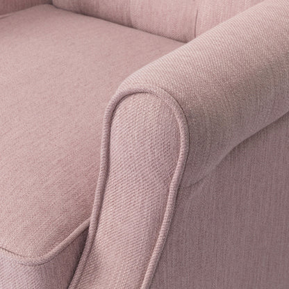 Fauteuil inclinable manuel large Roomfitters 28 pouces, élégant fauteuil inclinable pour salon, chambre, rose
