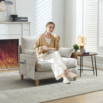 Canapé-lit inclinable pliable 3 en 1 Roomfitters, convertible avec oreillers pour petits espaces, chambre ou bureau