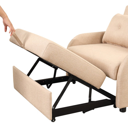 Canapé-lit gigogne 3 en 1 Roomfitters avec table à 2 ailes et port de chargement USB pour salon et salle de loisirs