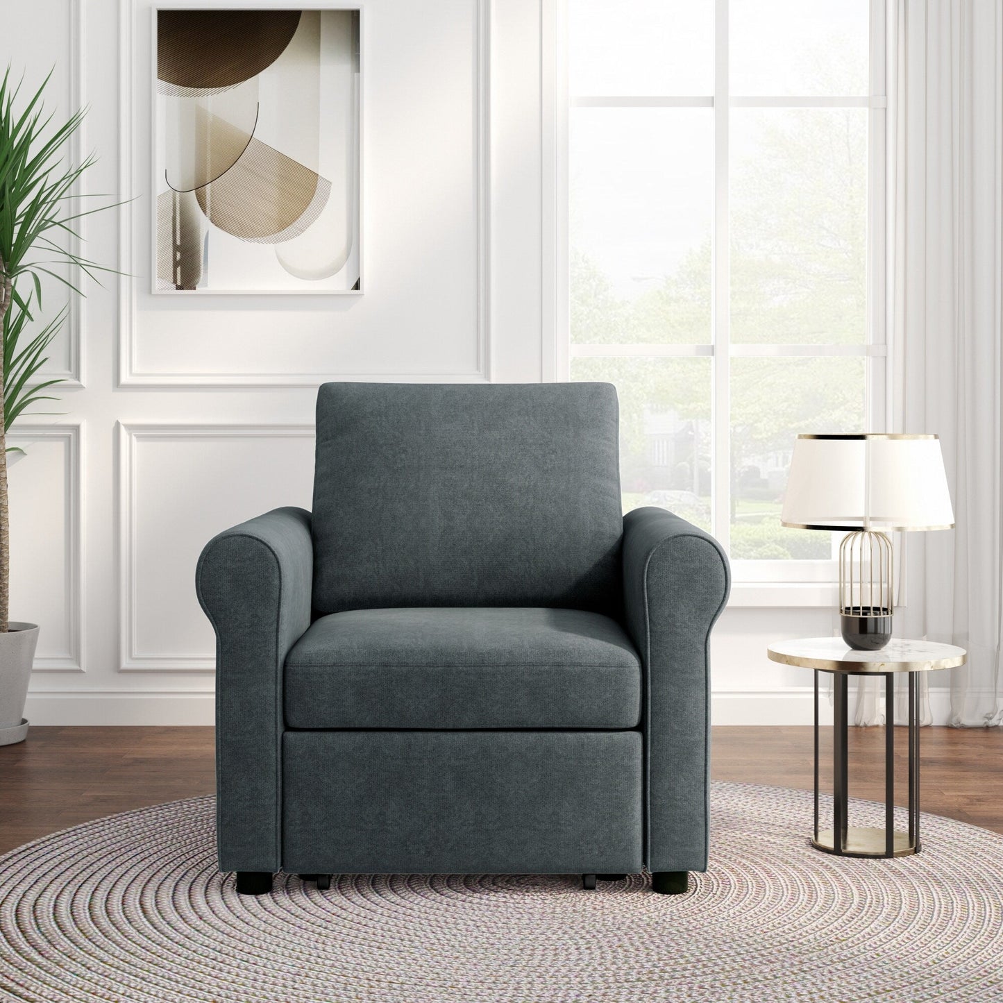 Canapé-lit 3 en 1 Roomfitters, convertible en lit, dossier réglable en canapé, chaise longue