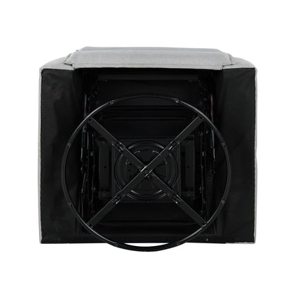 Fauteuil inclinable manuel rembourré pivotant à 360° Roomfitters, canapé inclinable polyvalent pour cinéma et fauteuil à bascule pour chambre d'enfant