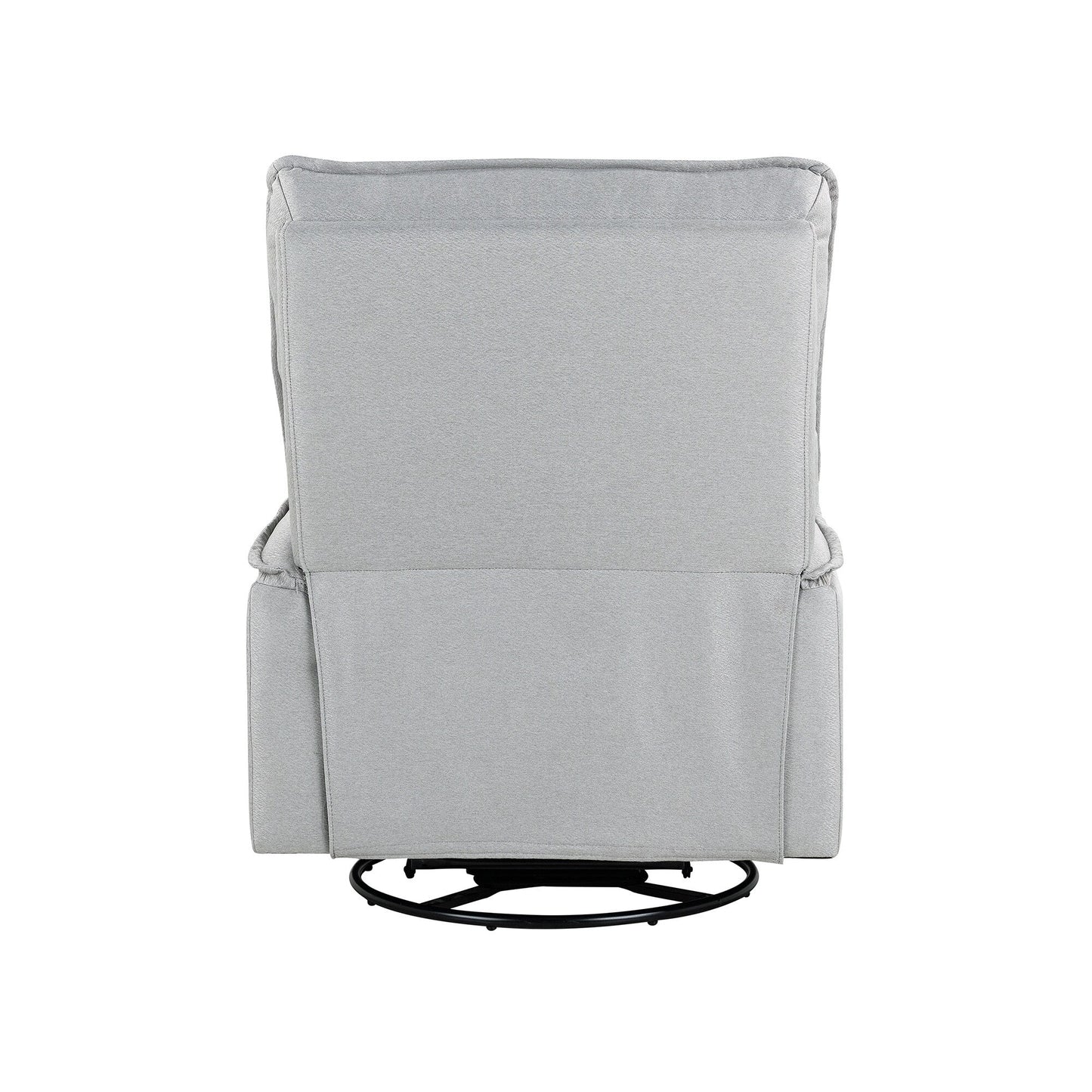 Fauteuil inclinable manuel rembourré pivotant à 360° Roomfitters, canapé inclinable polyvalent pour cinéma et fauteuil à bascule pour chambre d'enfant