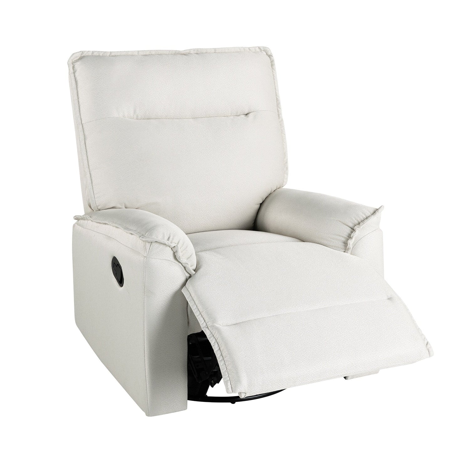 Fauteuil inclinable manuel rembourré pivotant à 360° Roomfitters, canapé inclinable polyvalent pour cinéma et fauteuil à bascule pour chambre d'enfant