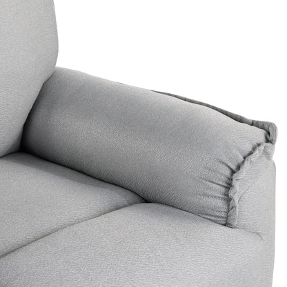 Fauteuil inclinable manuel rembourré pivotant à 360° Roomfitters, canapé inclinable polyvalent pour cinéma et fauteuil à bascule pour chambre d'enfant