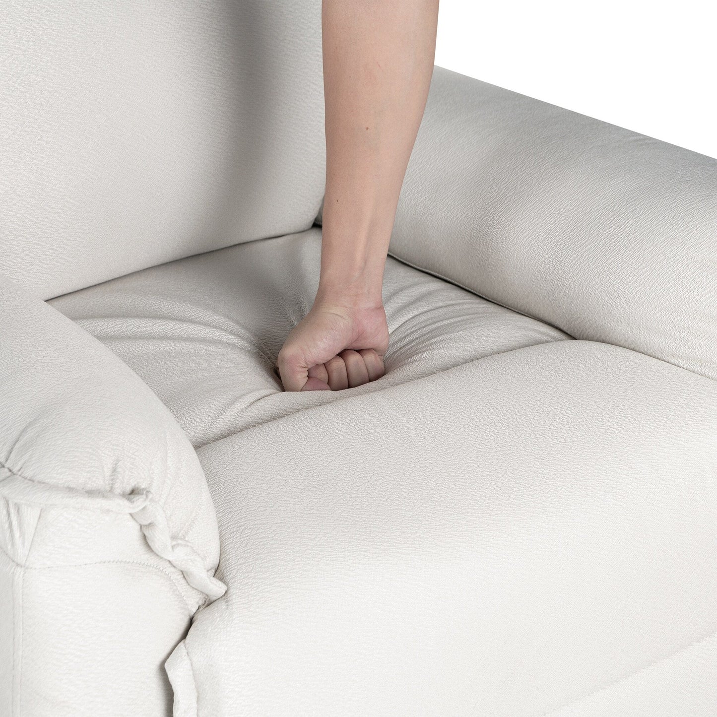 Fauteuil inclinable manuel rembourré pivotant à 360° Roomfitters, canapé inclinable polyvalent pour cinéma et fauteuil à bascule pour chambre d'enfant