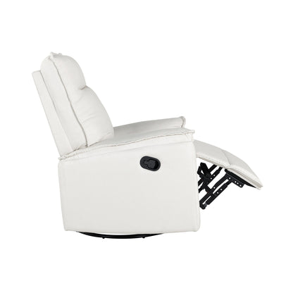 Fauteuil inclinable manuel rembourré pivotant à 360° Roomfitters, canapé inclinable polyvalent pour cinéma et fauteuil à bascule pour chambre d'enfant