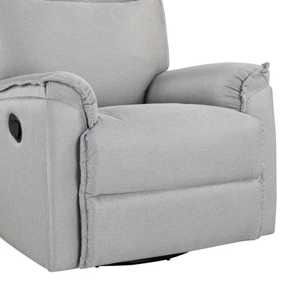 Fauteuil inclinable manuel rembourré pivotant à 360° Roomfitters, canapé inclinable polyvalent pour cinéma et fauteuil à bascule pour chambre d'enfant