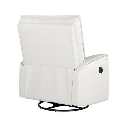 Fauteuil inclinable manuel rembourré pivotant à 360° Roomfitters, canapé inclinable polyvalent pour cinéma et fauteuil à bascule pour chambre d'enfant