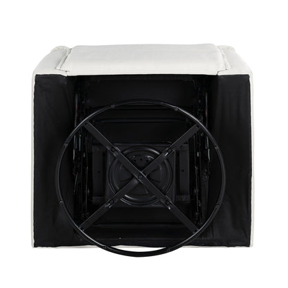 Fauteuil inclinable manuel rembourré pivotant à 360° Roomfitters, canapé inclinable polyvalent pour cinéma et fauteuil à bascule pour chambre d'enfant