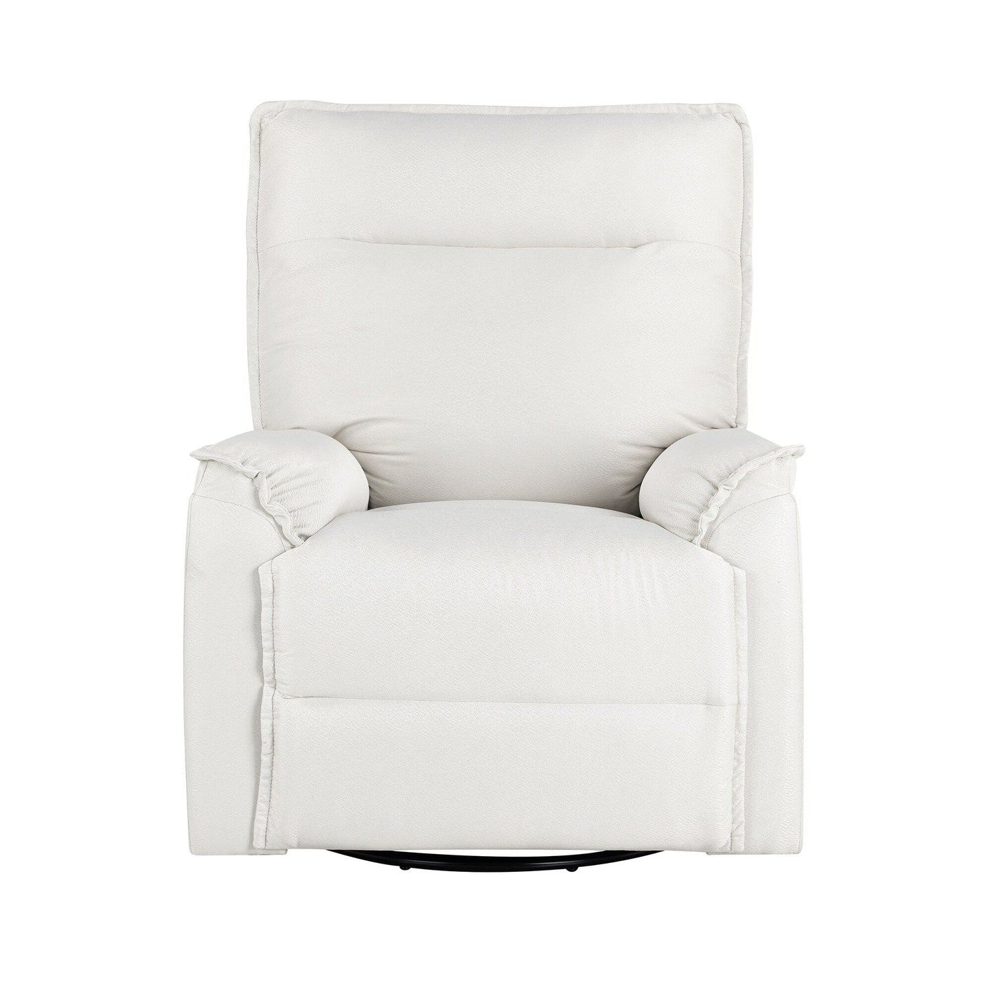 Fauteuil inclinable manuel rembourré pivotant à 360° Roomfitters, canapé inclinable polyvalent pour cinéma et fauteuil à bascule pour chambre d'enfant