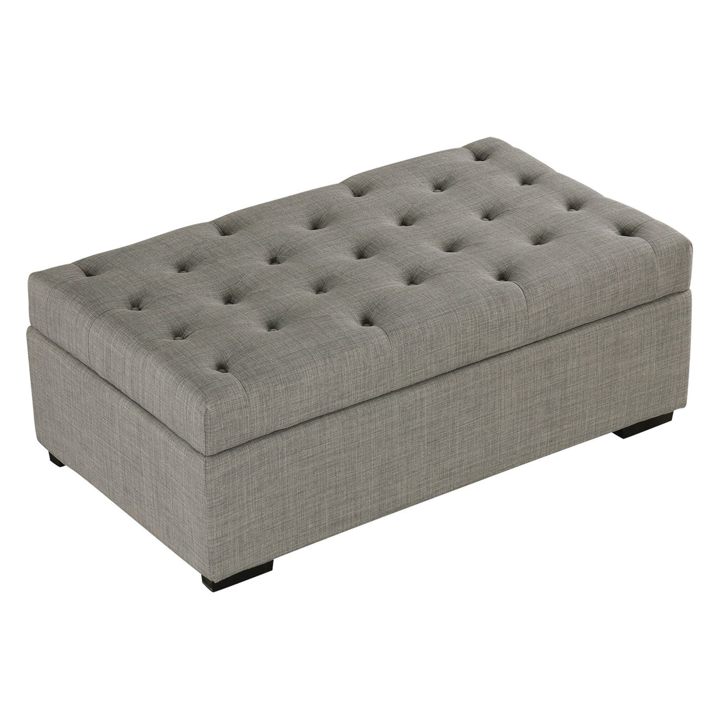 Canapé-lit ottoman pliable Roomfitters 49.6 avec matelas en mousse à mémoire de forme et design capitonné