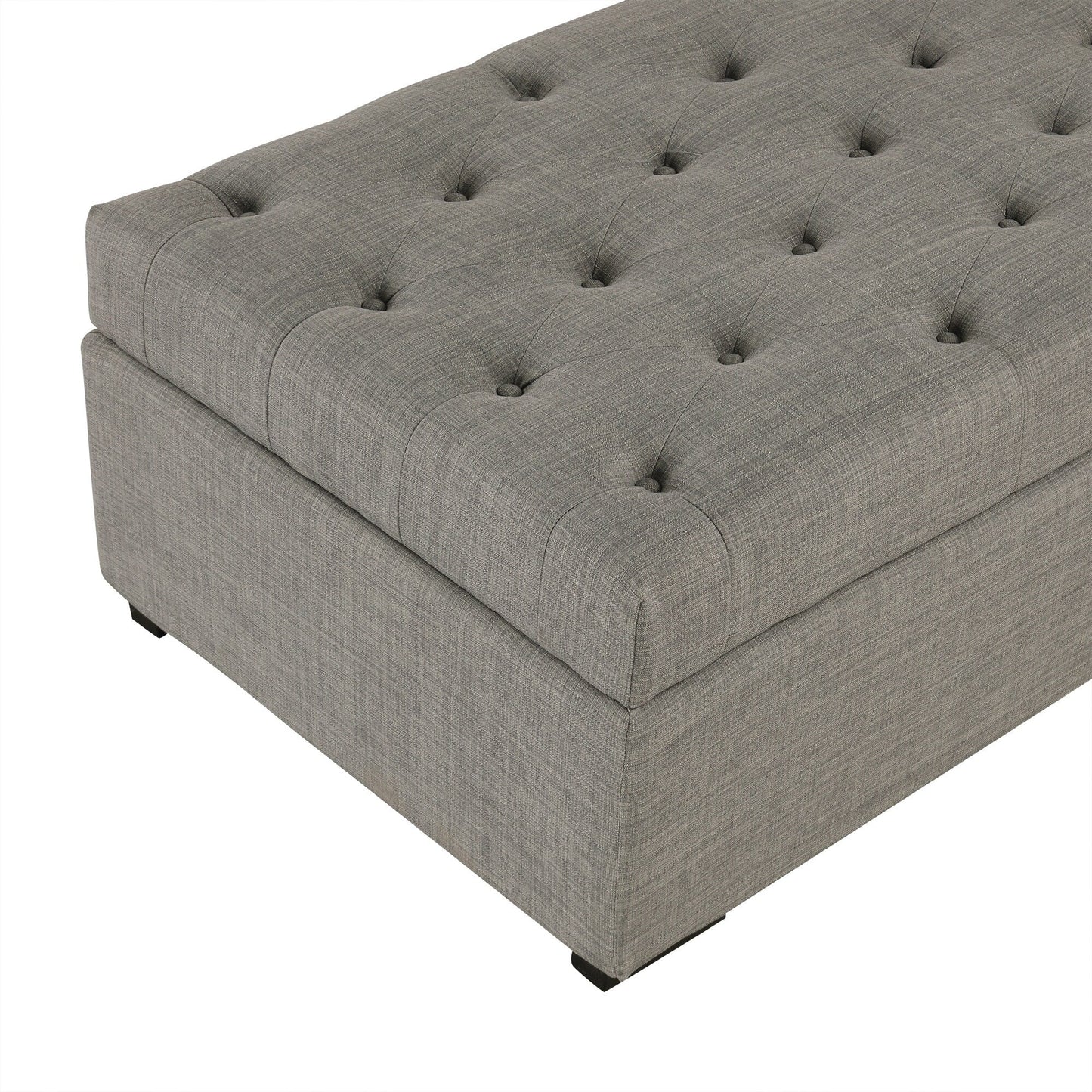 Canapé-lit ottoman pliable Roomfitters 49.6 avec matelas en mousse à mémoire de forme et design capitonné