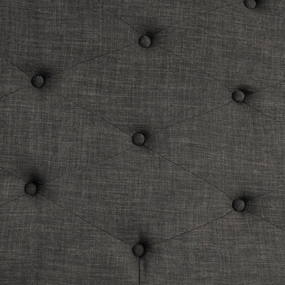 Canapé-lit ottoman pliable Roomfitters 49.6 avec matelas en mousse à mémoire de forme et design capitonné