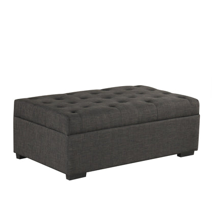 Canapé-lit ottoman pliable Roomfitters 49.6 avec matelas en mousse à mémoire de forme et design capitonné