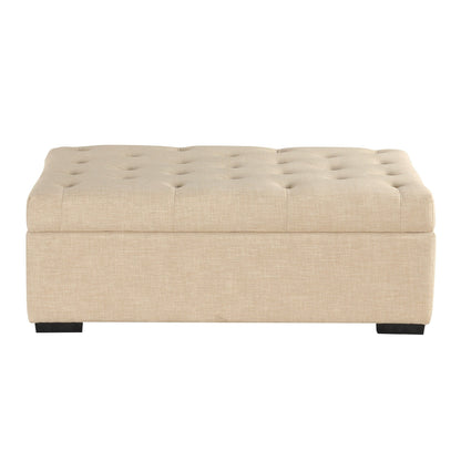 Canapé-lit ottoman pliable Roomfitters 49.6 avec matelas en mousse à mémoire de forme et design capitonné