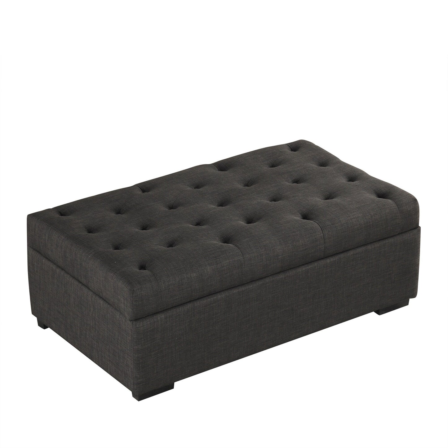Canapé-lit ottoman pliable Roomfitters 49.6 avec matelas en mousse à mémoire de forme et design capitonné
