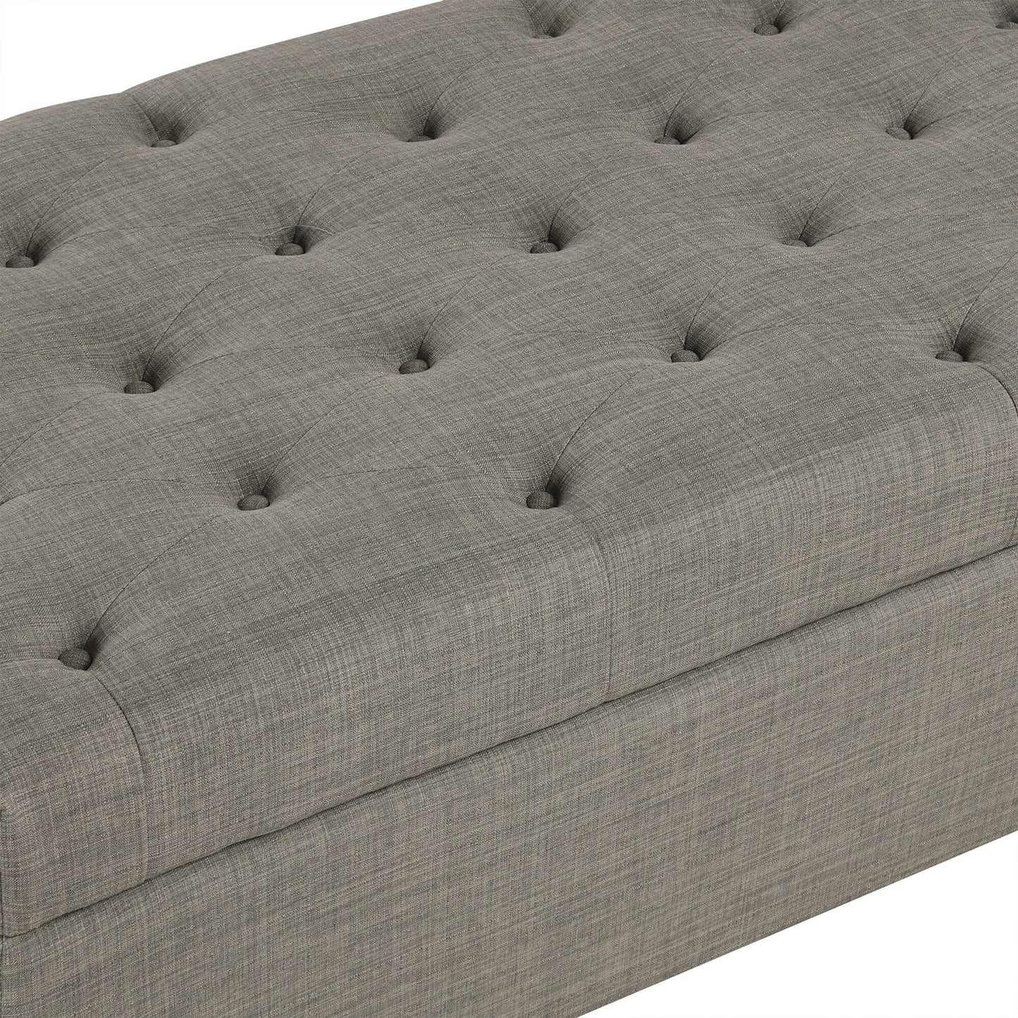 Canapé-lit ottoman pliable Roomfitters 49.6 avec matelas en mousse à mémoire de forme et design capitonné