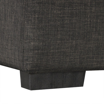 Canapé-lit ottoman pliable Roomfitters 49.6 avec matelas en mousse à mémoire de forme et design capitonné