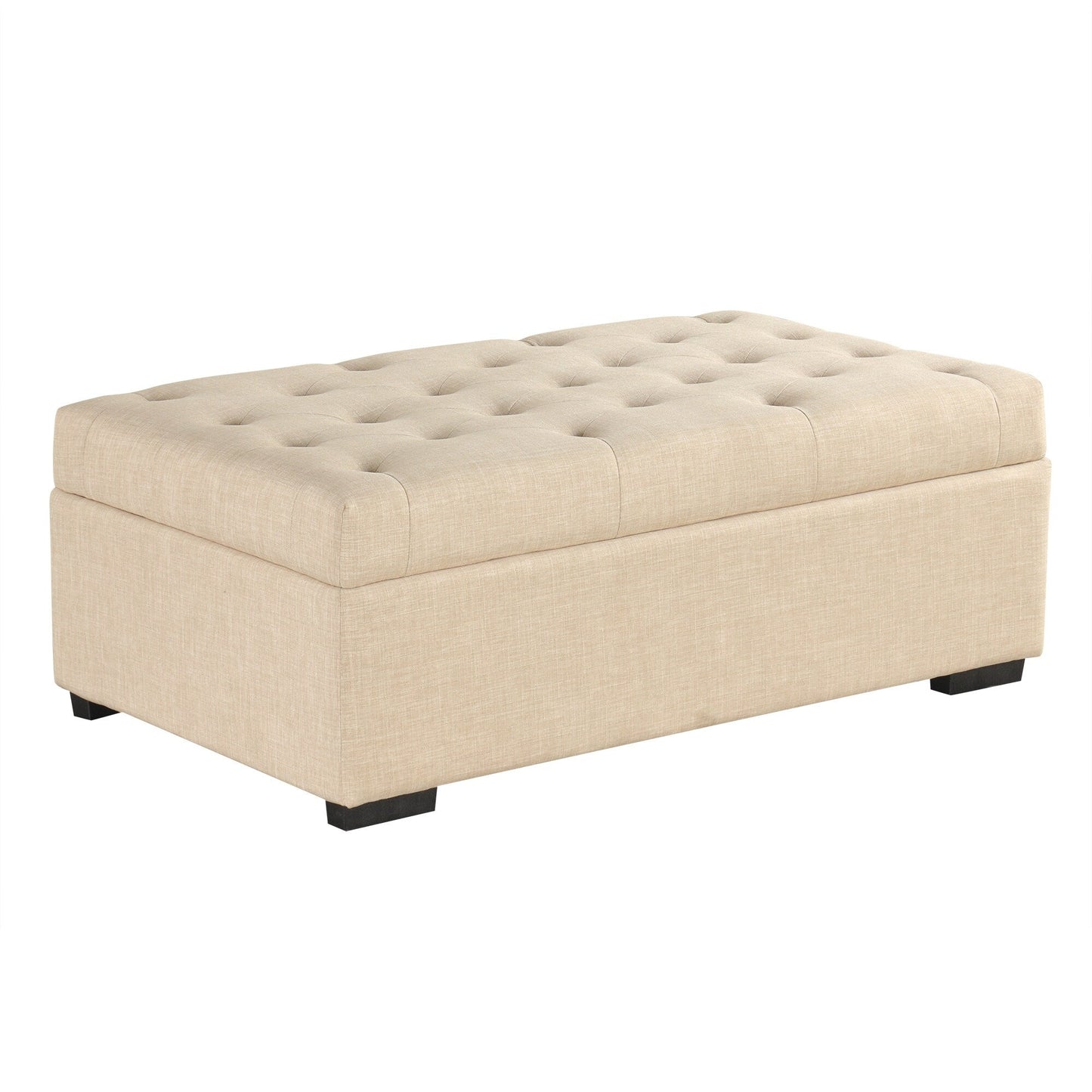 Canapé-lit ottoman pliable Roomfitters 49.6 avec matelas en mousse à mémoire de forme et design capitonné