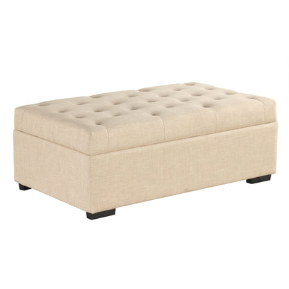 Canapé-lit ottoman pliable Roomfitters 49.6 avec matelas en mousse à mémoire de forme et design capitonné
