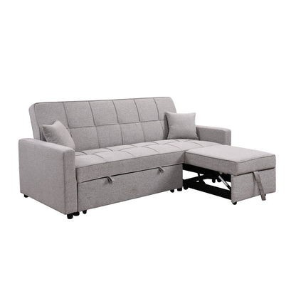 Canapé-lit rembourré surdimensionné Roomfitters 83 avec canapé-lit gigogne et dossier réglable, canapé-lit convertible 3 places