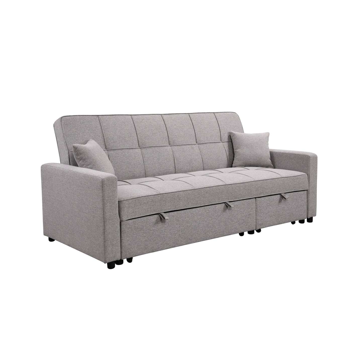 Canapé-lit rembourré surdimensionné Roomfitters 83 avec canapé-lit gigogne et dossier réglable, canapé-lit convertible 3 places