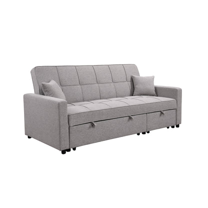 Canapé-lit rembourré surdimensionné Roomfitters 83 avec canapé-lit gigogne et dossier réglable, canapé-lit convertible 3 places