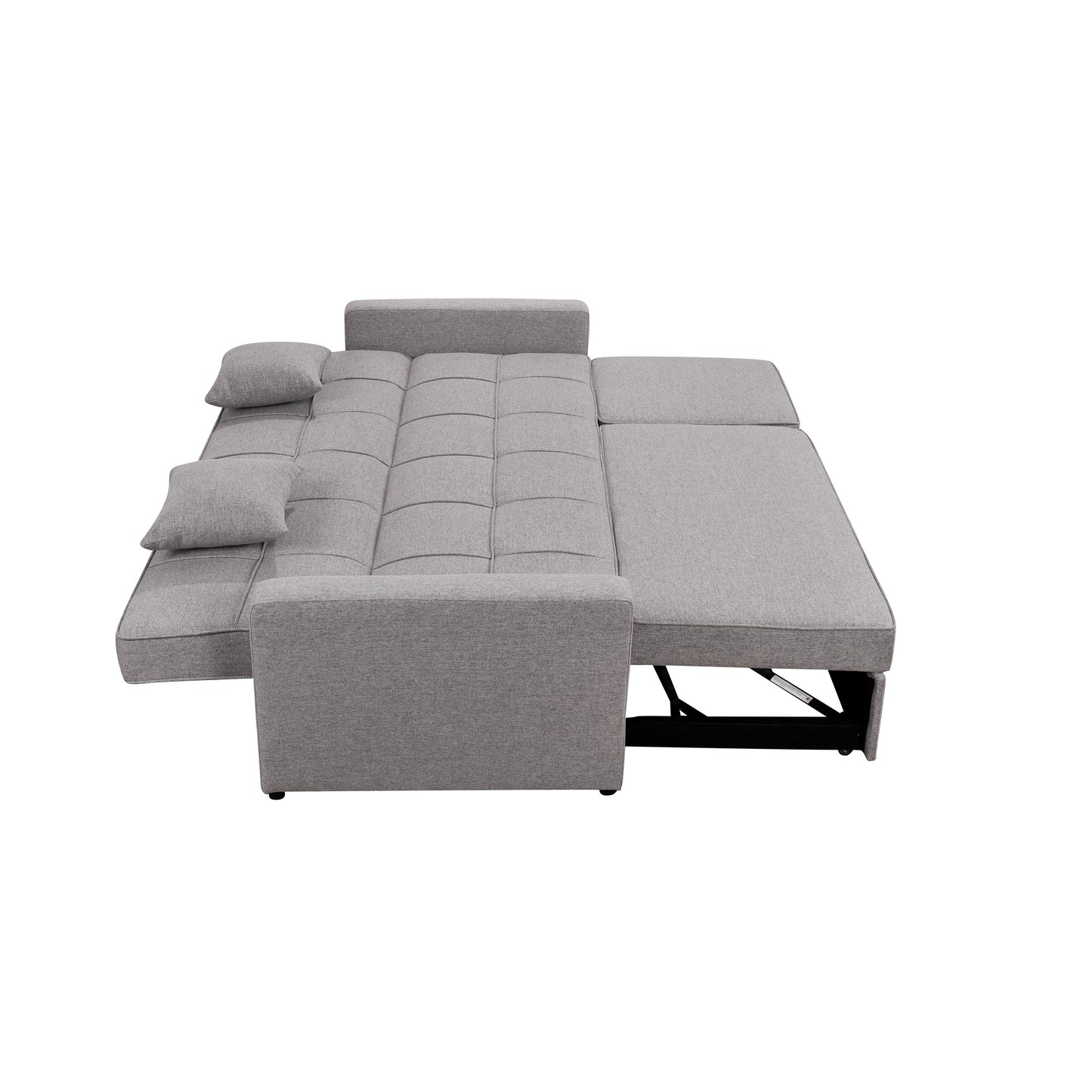 Canapé-lit rembourré surdimensionné Roomfitters 83 avec canapé-lit gigogne et dossier réglable, canapé-lit convertible 3 places