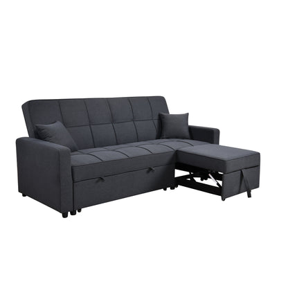 Canapé-lit rembourré surdimensionné Roomfitters 83 avec canapé-lit gigogne et dossier réglable, canapé-lit convertible 3 places