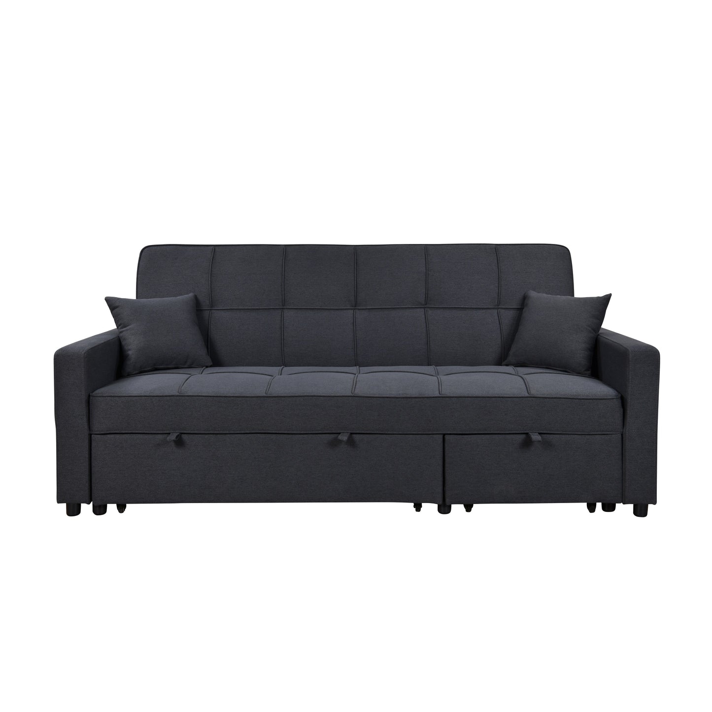 Canapé-lit rembourré surdimensionné Roomfitters 83 avec canapé-lit gigogne et dossier réglable, canapé-lit convertible 3 places