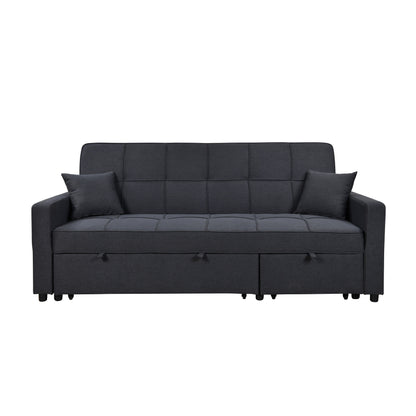 Canapé-lit rembourré surdimensionné Roomfitters 83 avec canapé-lit gigogne et dossier réglable, canapé-lit convertible 3 places