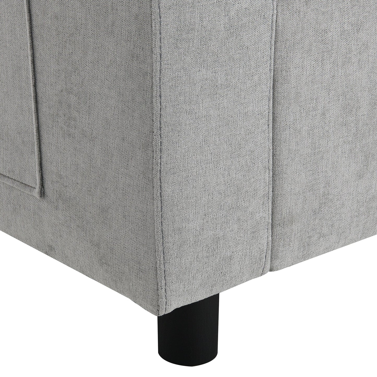 Canapé modulable sectionnel Roomfitters 86,5 en chenille, poches de rangement, canapé 5 places en U avec oreillers et 2 poufs