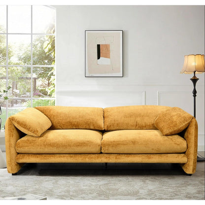 Canapé 3 places Roomfitters 87 avec accoudoir large et confortable, dossier en éponge haute densité et ses coussins moelleux et moelleux