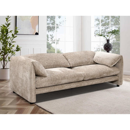 Canapé 3 places Roomfitters 87 avec accoudoir large et confortable, dossier en éponge haute densité et ses coussins moelleux et moelleux