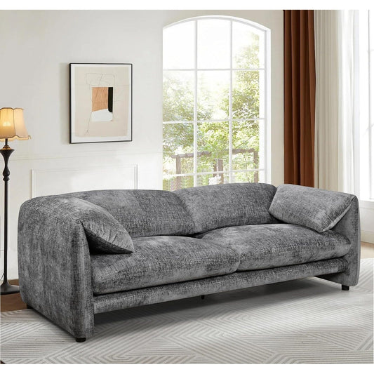 Canapé 3 places Roomfitters 87 avec accoudoir large et confortable, dossier en éponge haute densité et ses coussins moelleux et moelleux